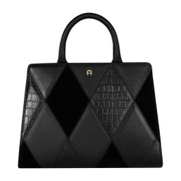 【AIGNER】CYBILL Handbag Short M／ハンドバッグ Cybill Handbag Stretch M ink - Bags - Women - Aigner