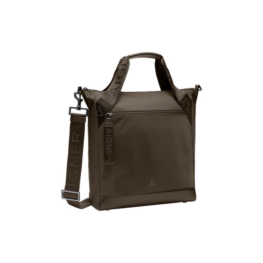 【AIGNER】NICO Crossbody Bag, dadino brown／ショルダーバッグ AIGNER NICO - Umhängetasche - dadino brown/braun - Zalando