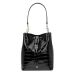 LAURA HOBO BAG CROCO M